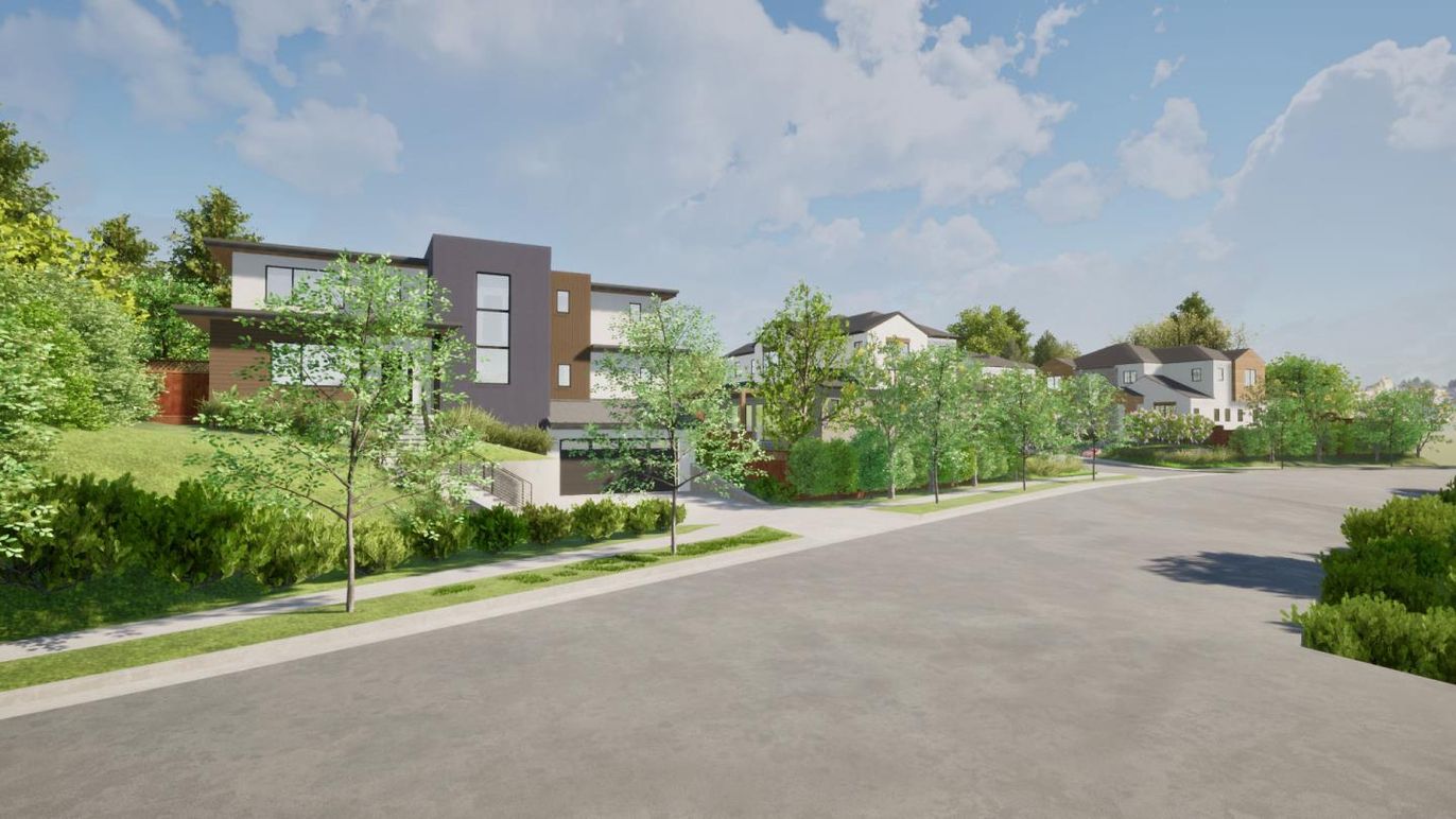 Exterior, Facade, Modern