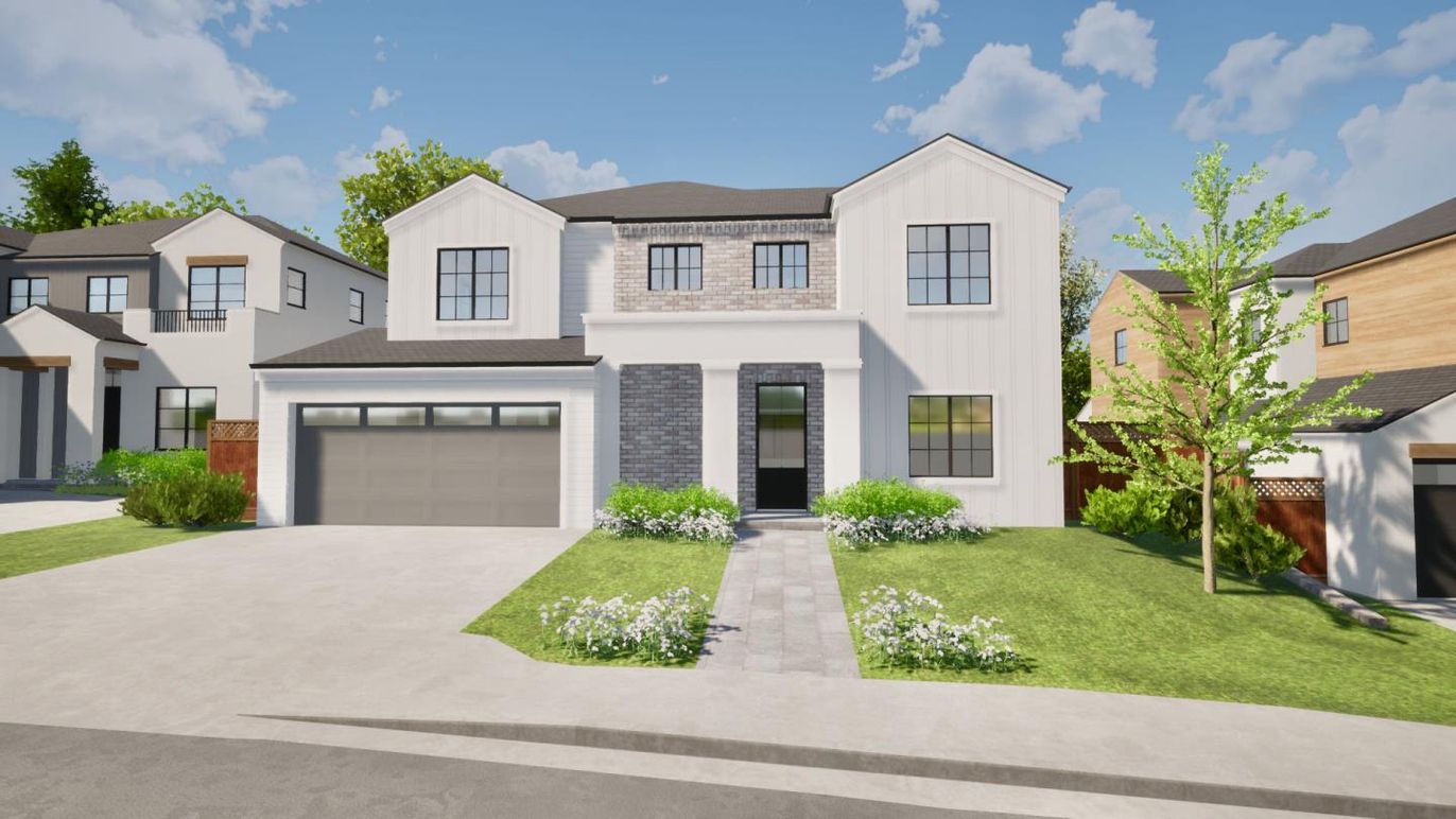 Attached, Exterior, Facade, Rowhouse