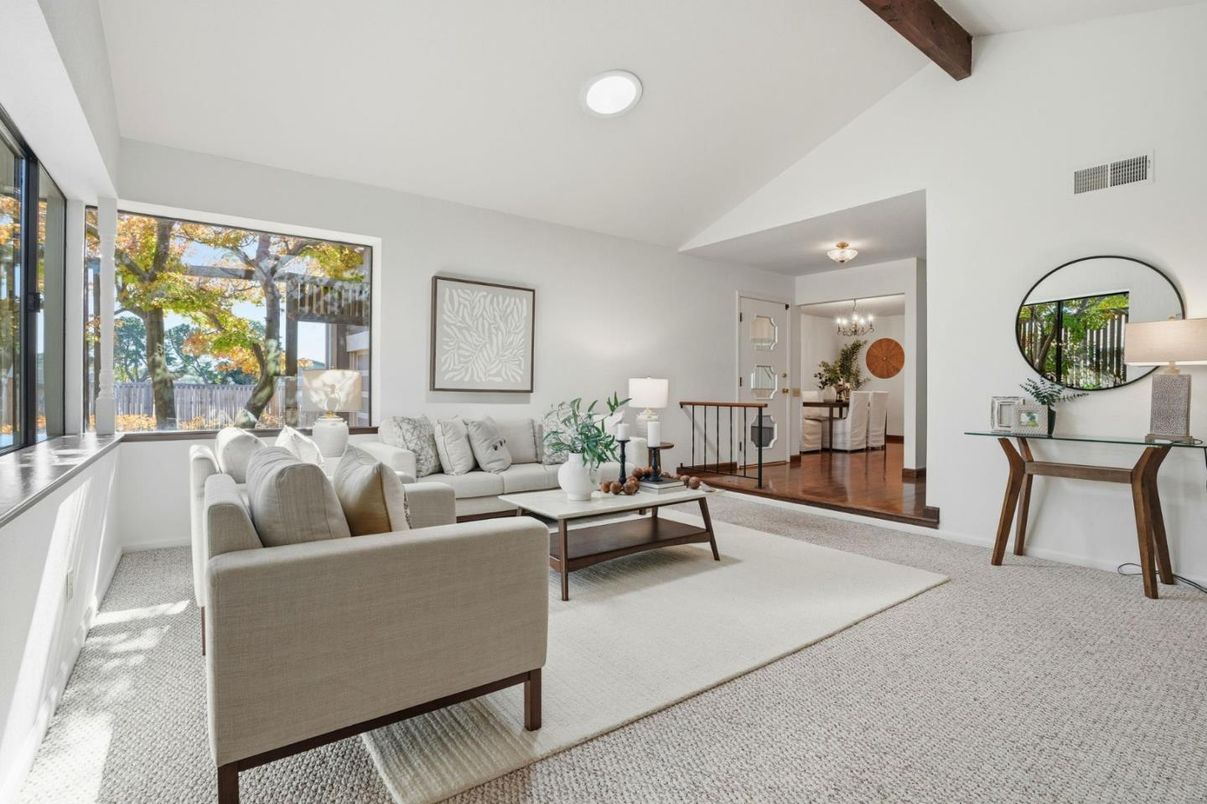 Interior, Living room, Wooden Beams