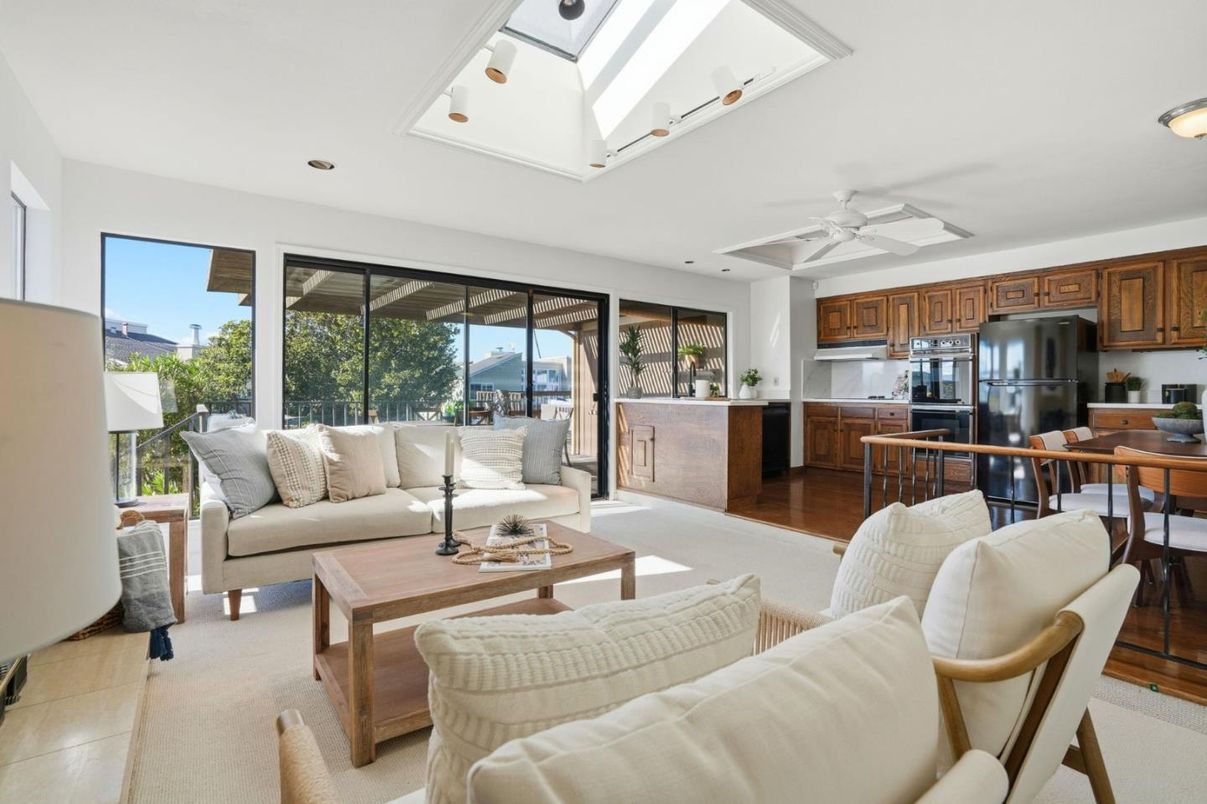 Dining room, Interior, Kitchen, Living room, Recessed Lighting, Stainless Steel Appliances