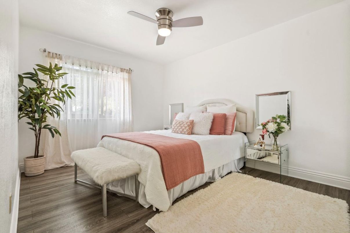 Bedroom, Interior, Wood Texture Flooring