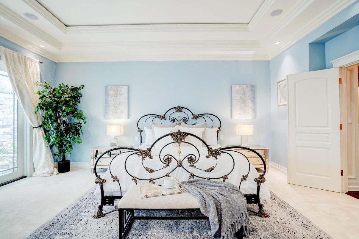 Bedroom, Interior, Recessed Lighting