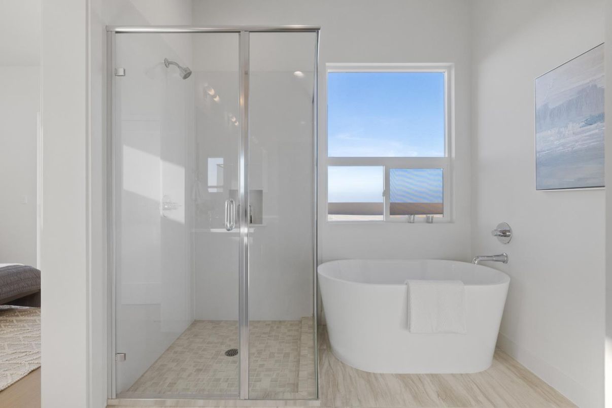 Bathroom, Free Standing Baths, Glass Shower, Interior