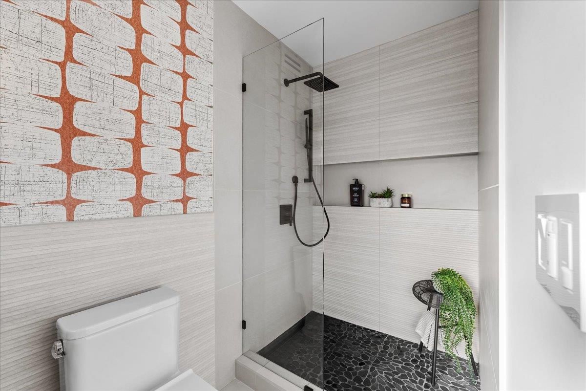 Bathroom, Glass Shower, Interior