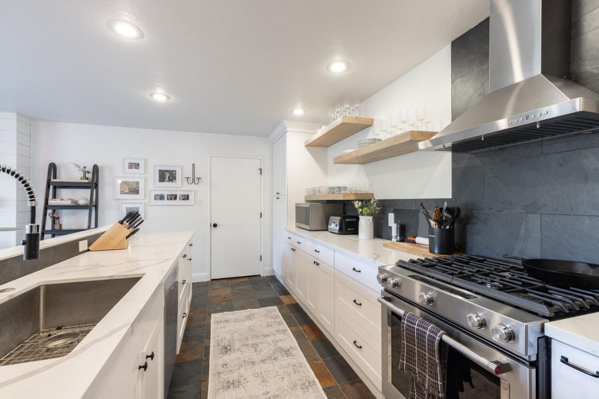 Interior, Kitchen, Recessed Lighting, Stainless Steel Appliances