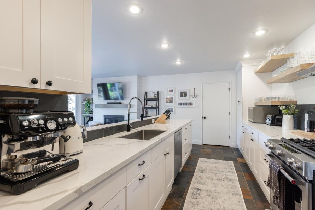 Interior, Kitchen, Recessed Lighting, Stainless Steel Appliances