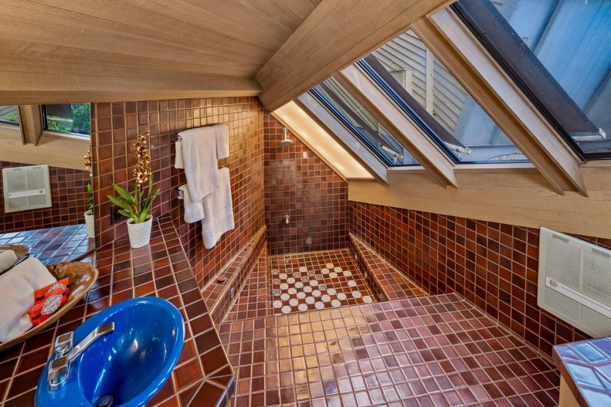 Bathroom, Interior, Wooden Ceilings