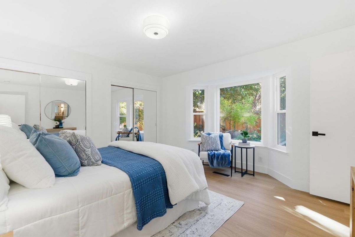 Bedroom, Interior, Wood Texture Flooring