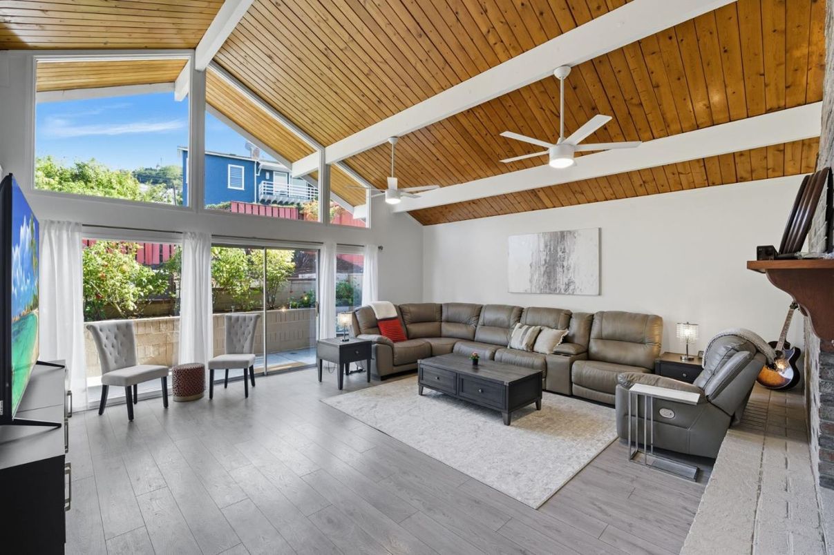 Interior, Living room, Wooden Ceilings, Wood Texture Flooring