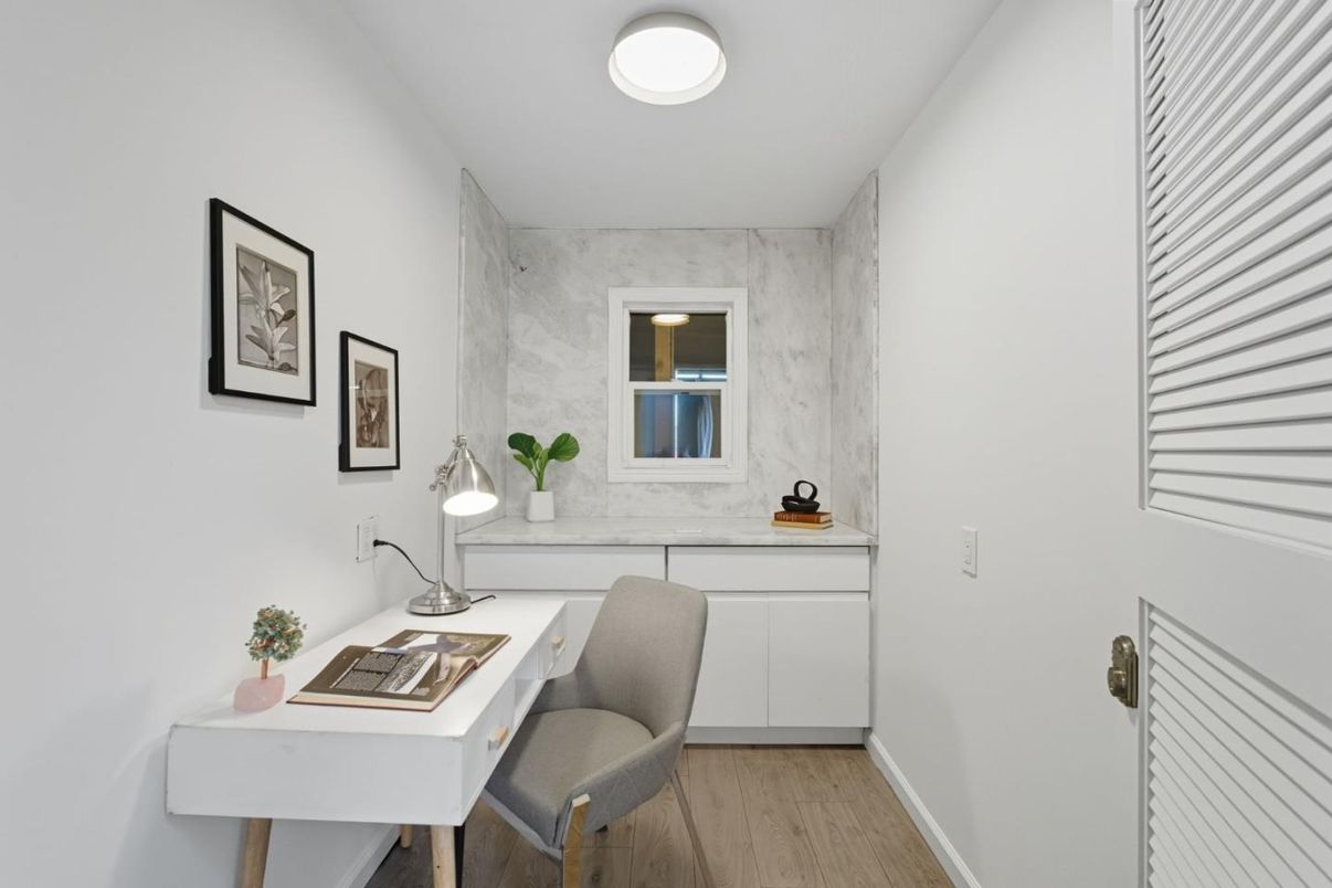 Home Office, Interior, Wood Texture Flooring