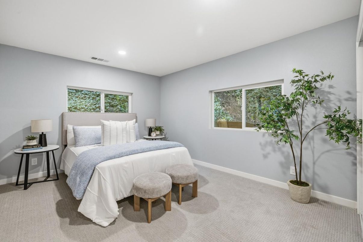 Bedroom, Interior, Recessed Lighting