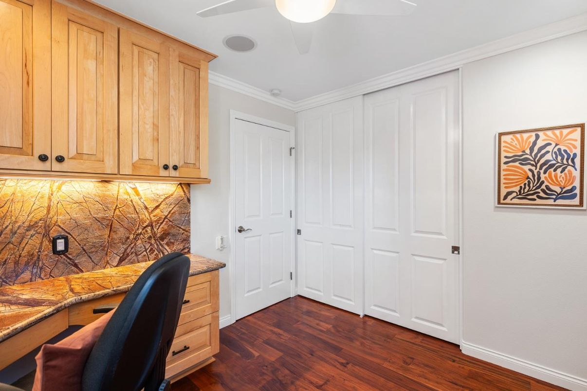 Home Office, Interior, Wood Texture Flooring