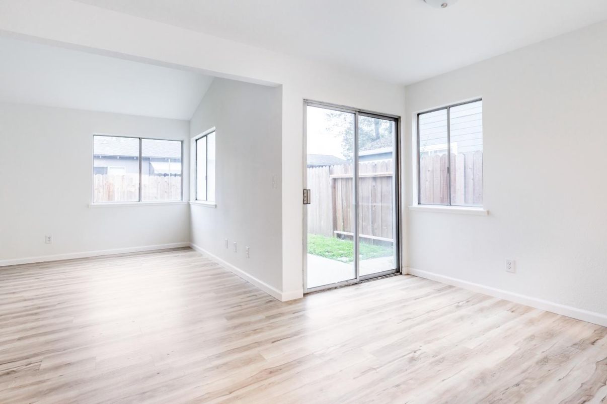 Empty room, Interior, Wood Texture Flooring