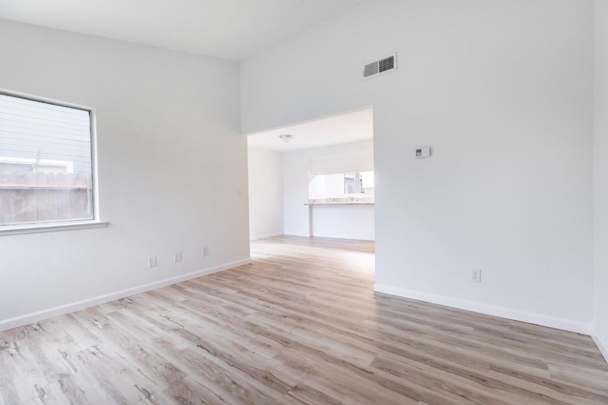 Empty room, Interior, Wood Texture Flooring