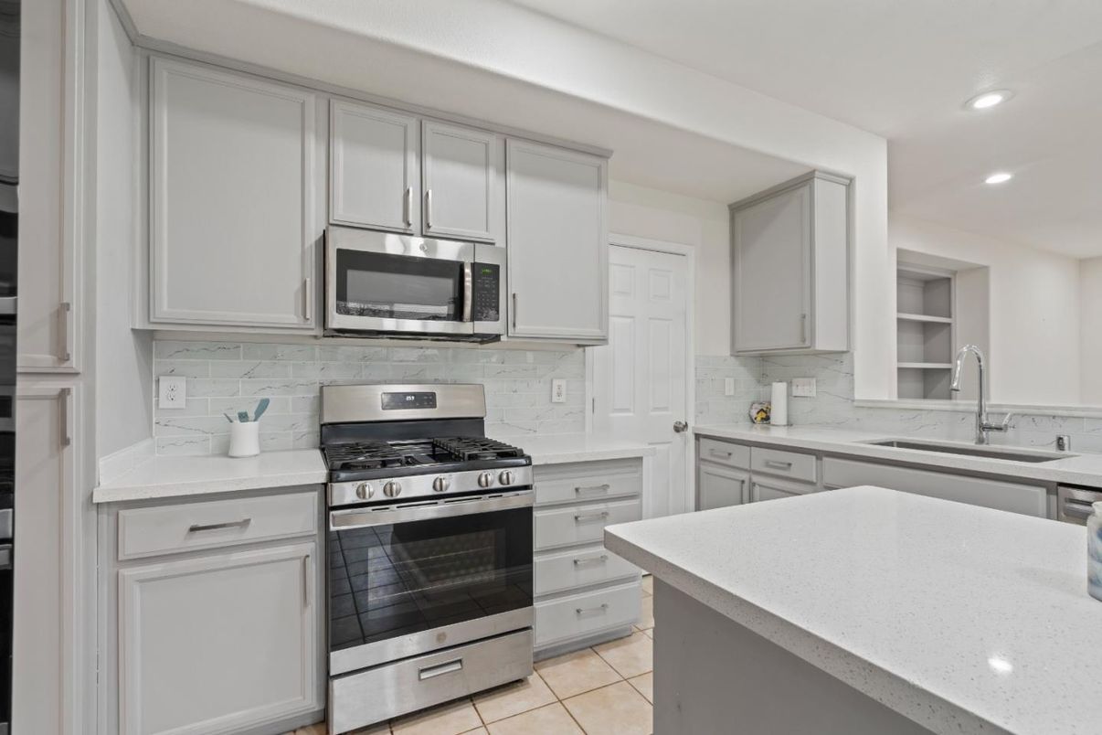 Interior, Kitchen, Recessed Lighting, Stainless Steel Appliances