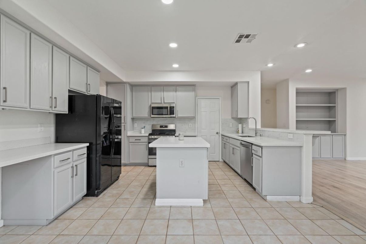 Interior, Kitchen, Recessed Lighting, Stainless Steel Appliances