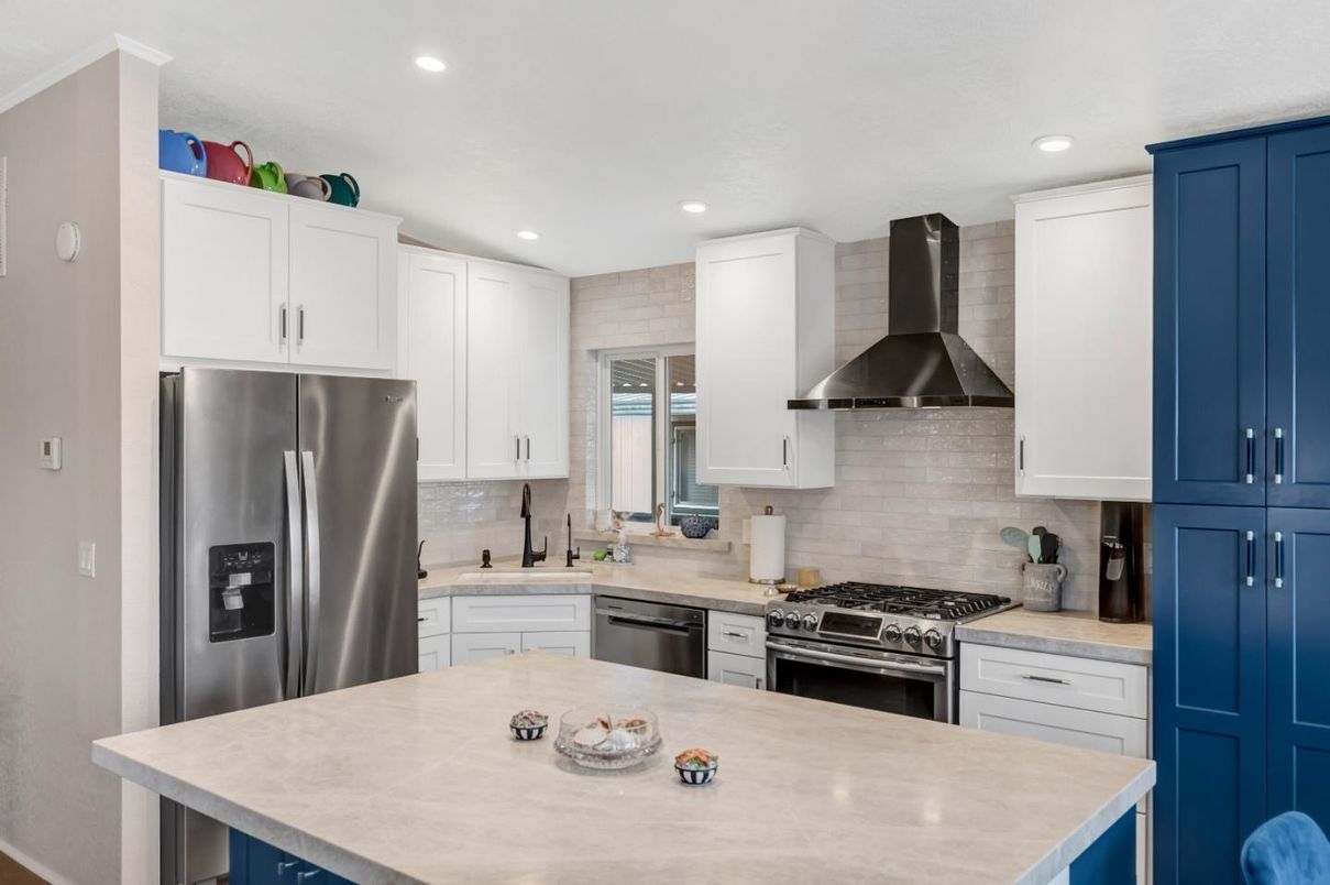 Interior, Kitchen, Recessed Lighting, Stainless Steel Appliances