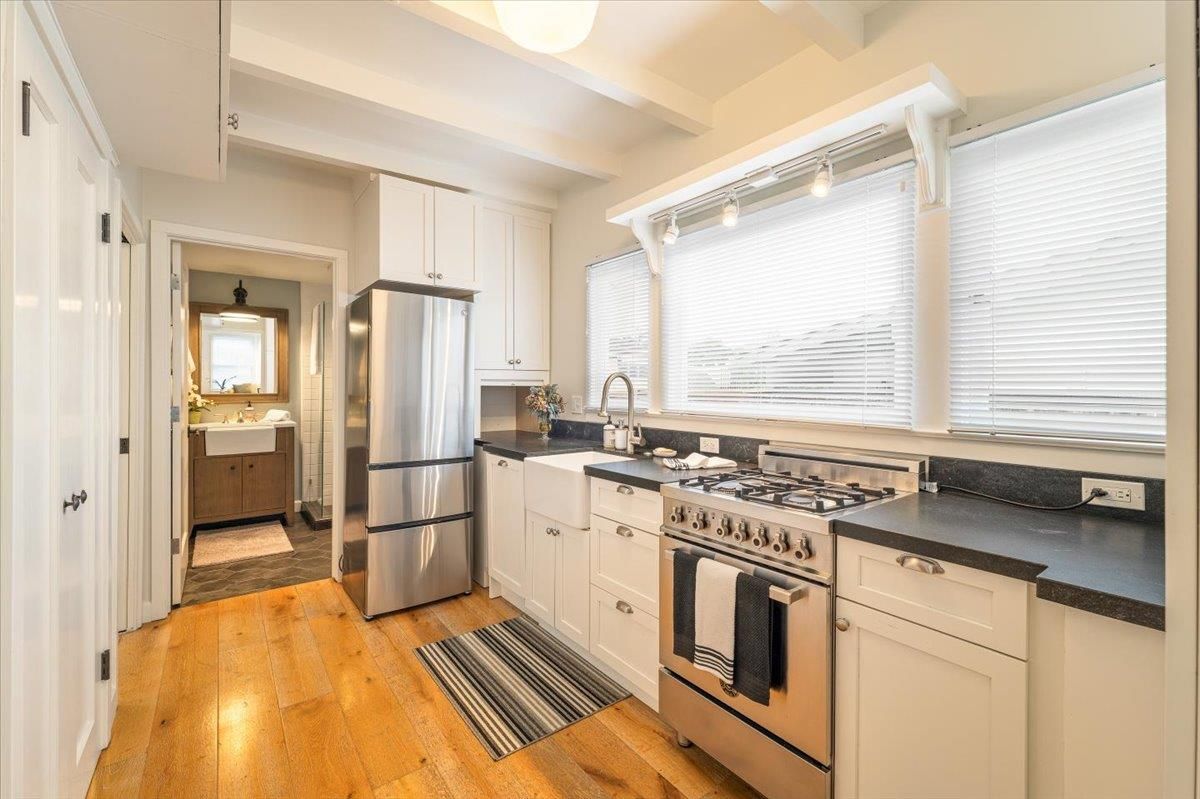 Interior, Kitchen, Wood Texture Flooring