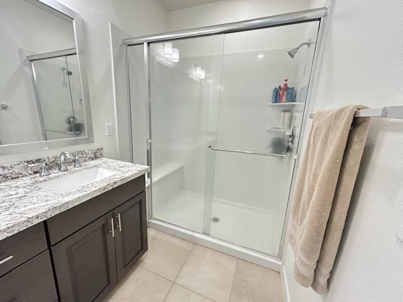 Bathroom, Glass Shower, Interior