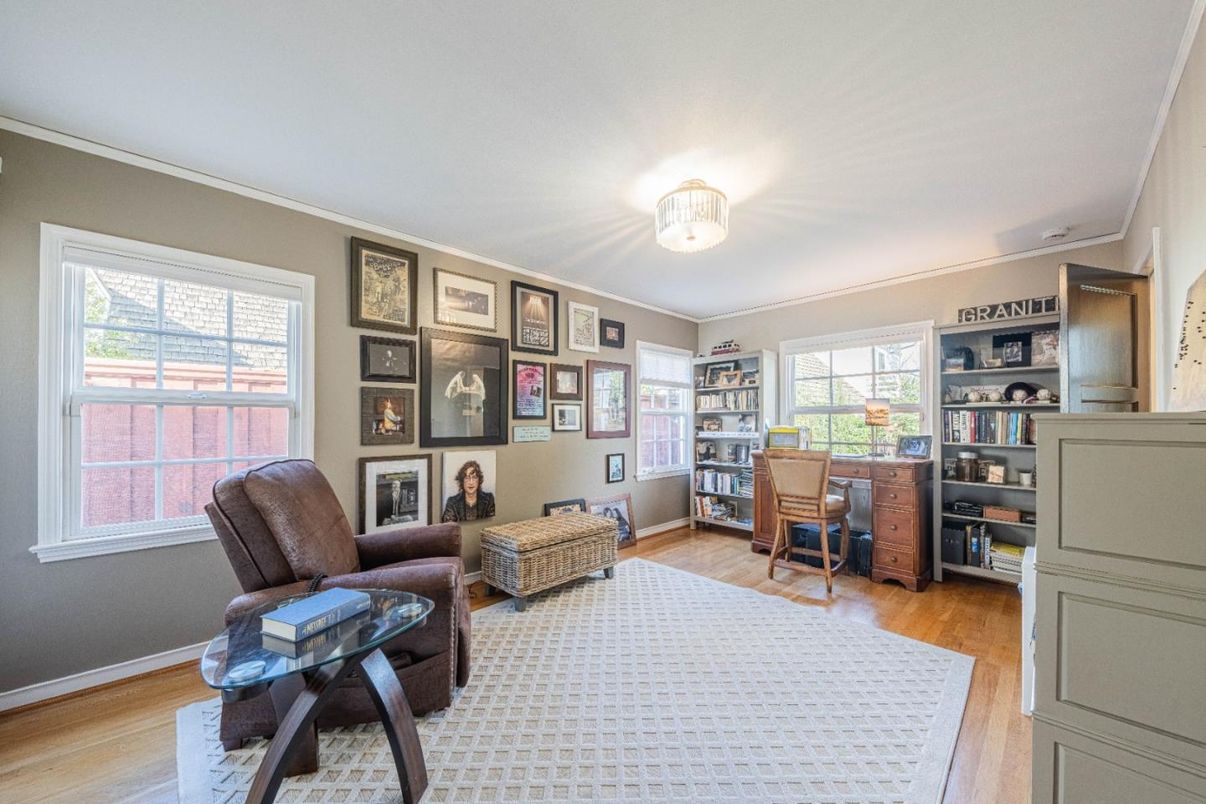 Home Office, Interior, Wood Texture Flooring