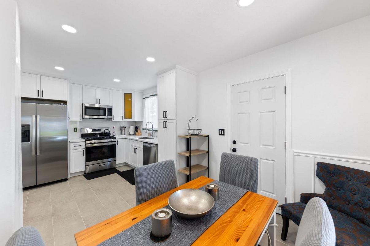 Interior, Kitchen, Recessed Lighting, Stainless Steel Appliances