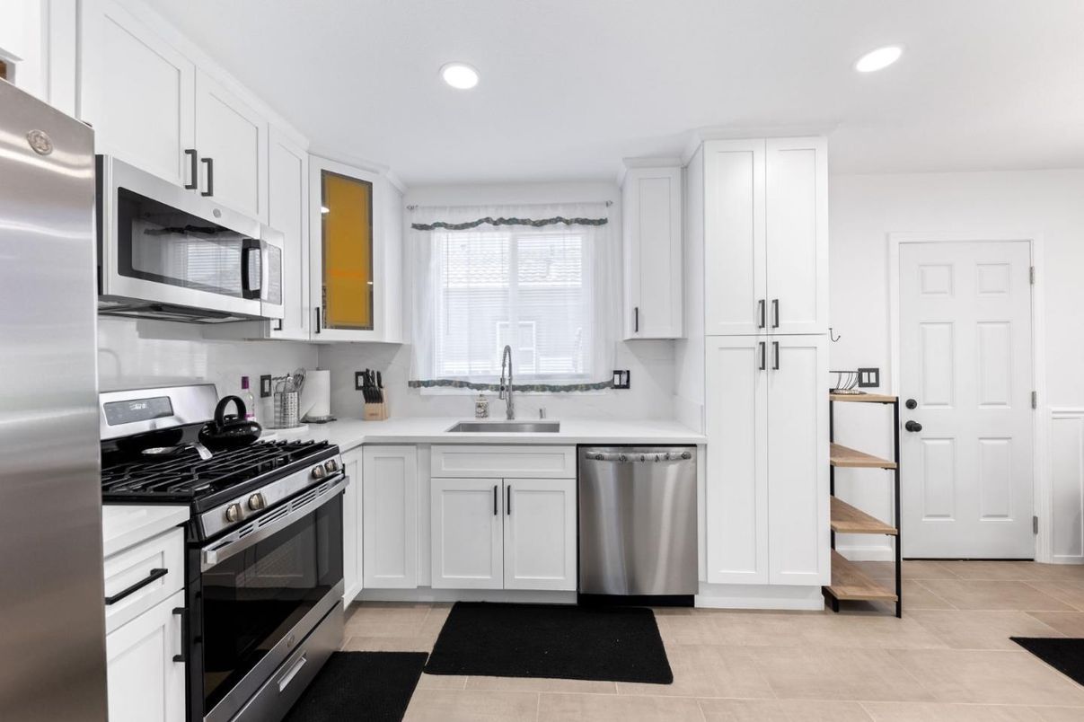 Interior, Kitchen, Recessed Lighting, Stainless Steel Appliances