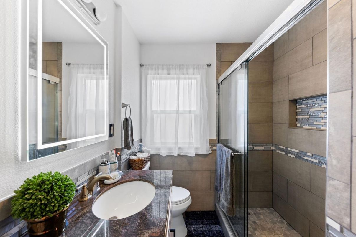 Bathroom, Glass Shower, Interior