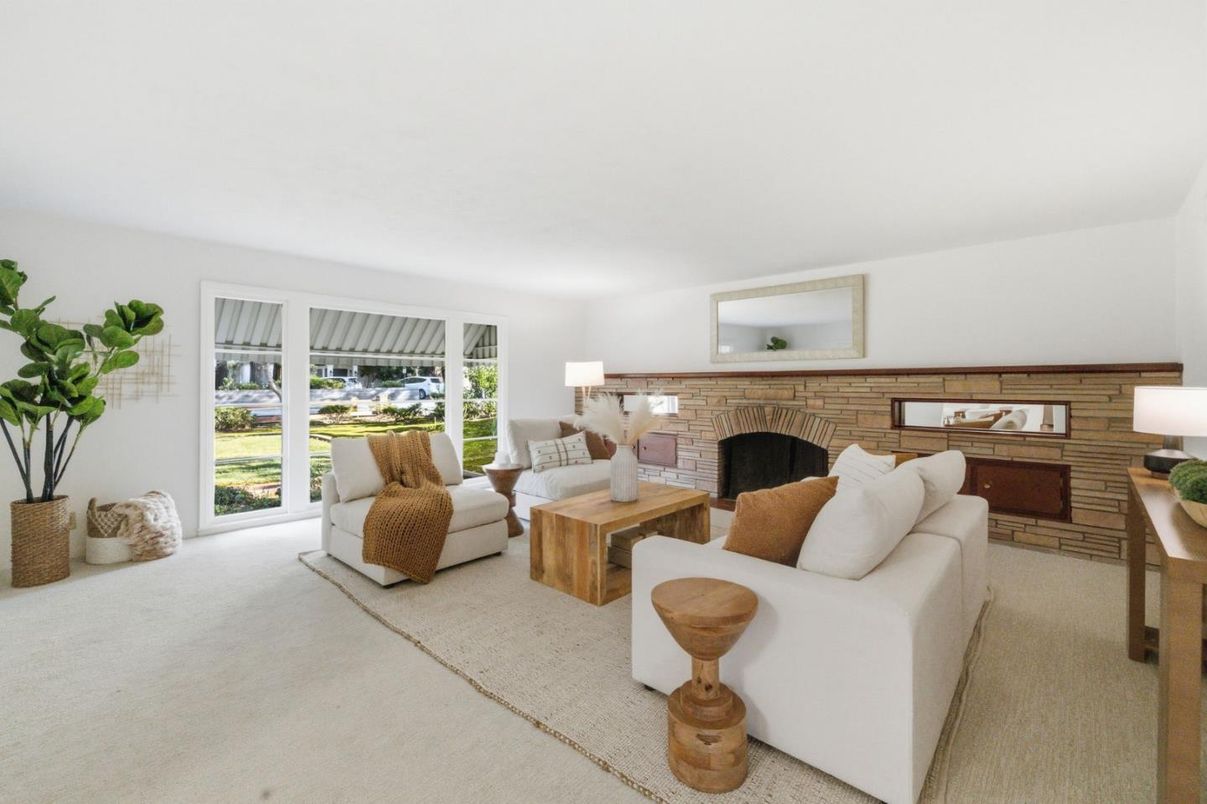 Fireplace, Interior, Living room, Stone Walls