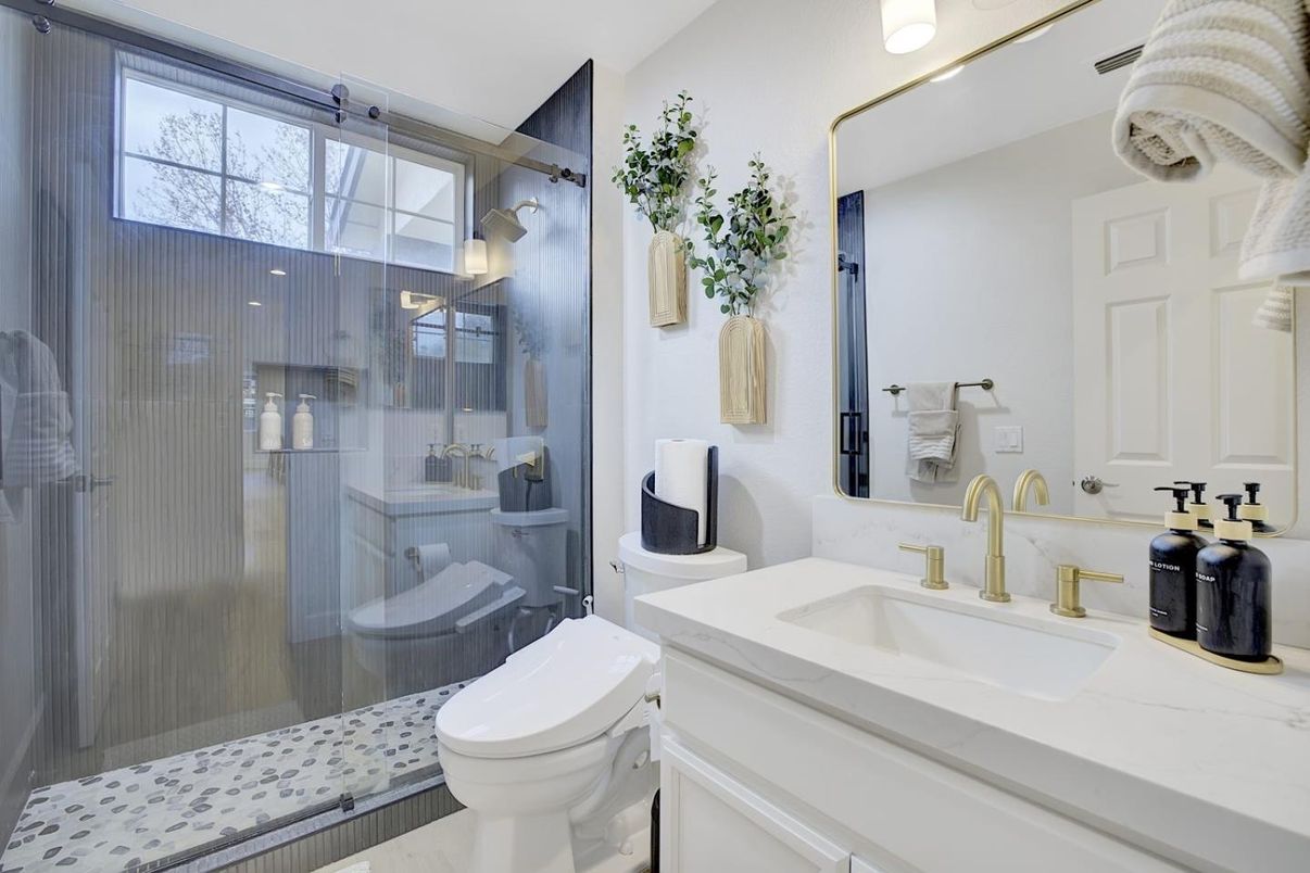 Bathroom, Glass Shower, Interior