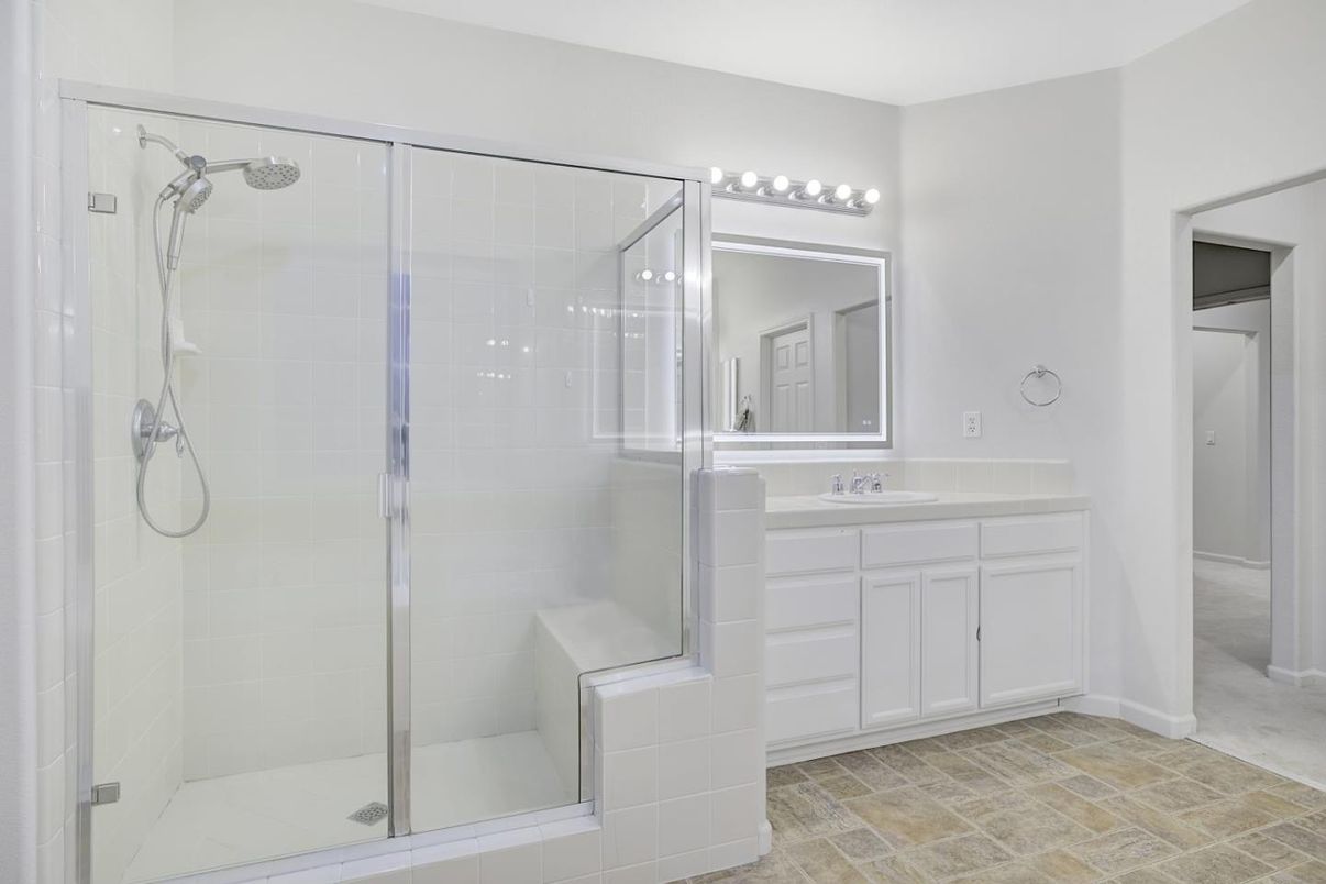 Bathroom, Glass Shower, Interior