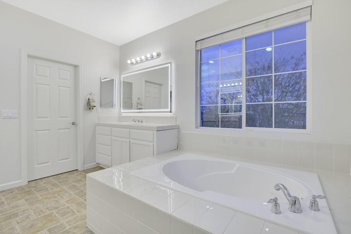 Bathroom, Dual Sink Vanities, Interior, Tile Countertops
