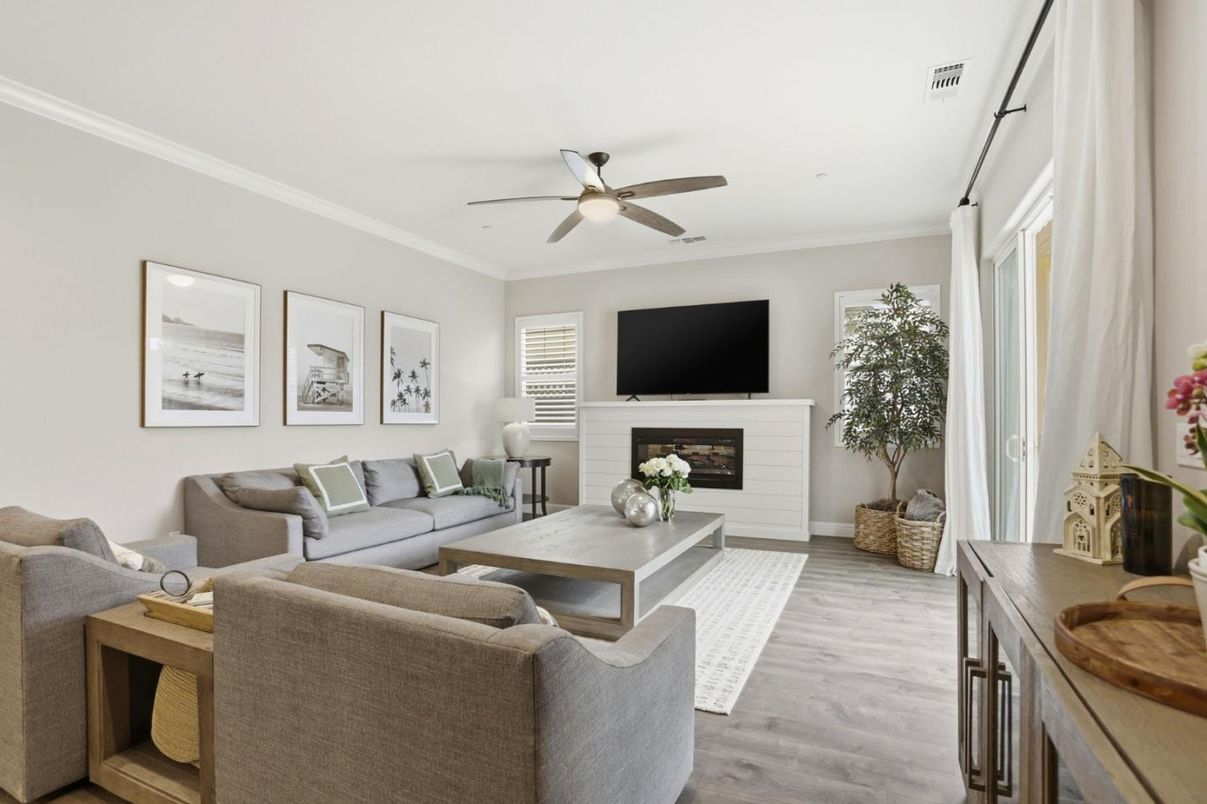 Fireplace, Interior, Living room, Wood Texture Flooring