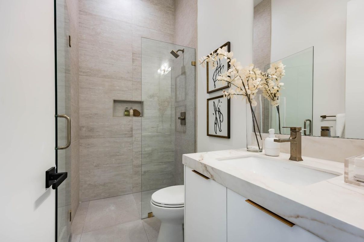 Bathroom, Glass Shower, Interior