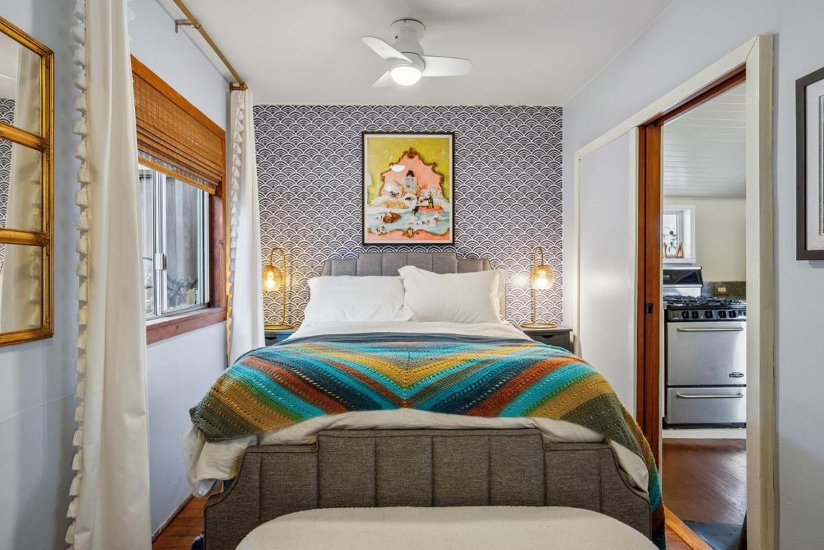 Bedroom, Interior, Wood Texture Flooring