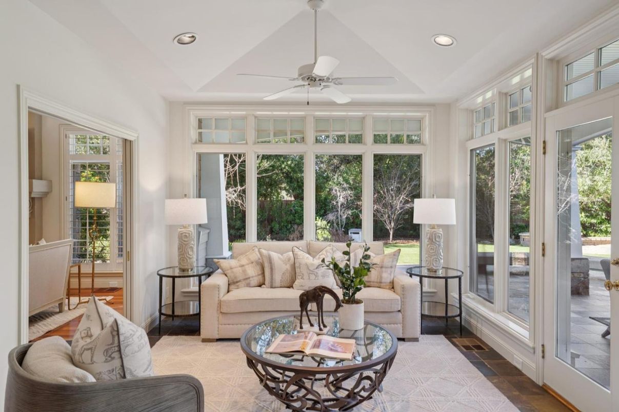 Interior, Living room, Recessed Lighting, Sun Room