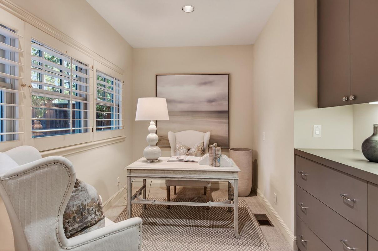 Home Office, Interior, Recessed Lighting