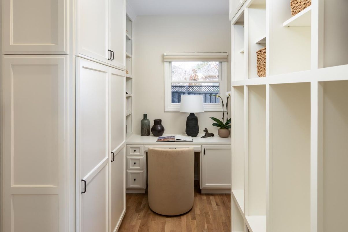 Home Office, Interior, Wood Texture Flooring