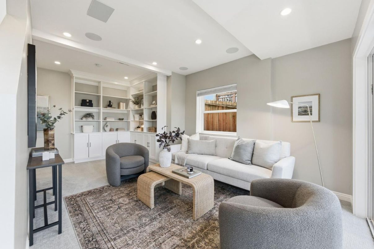 Home Office, Interior, Recessed Lighting