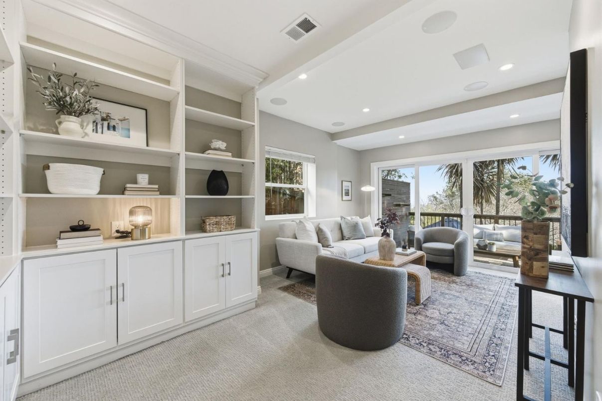 Home Office, Interior, Recessed Lighting