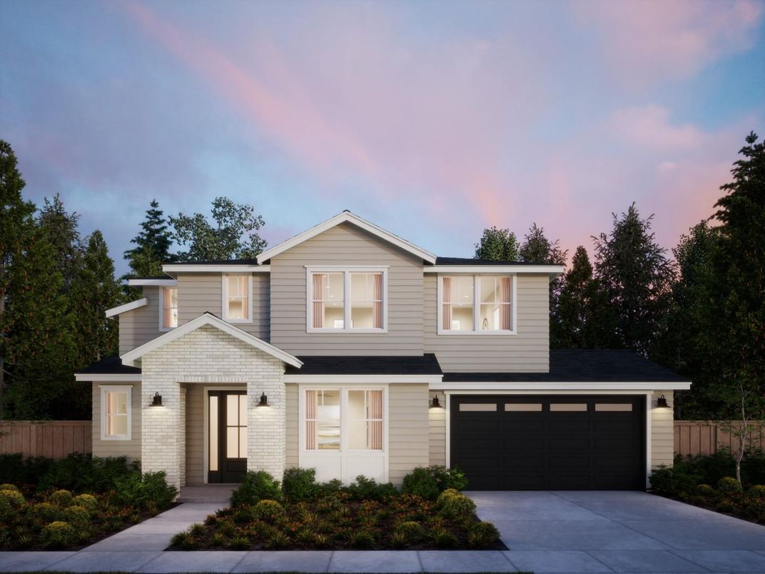 Attached, Exterior, Facade, Farmhouse