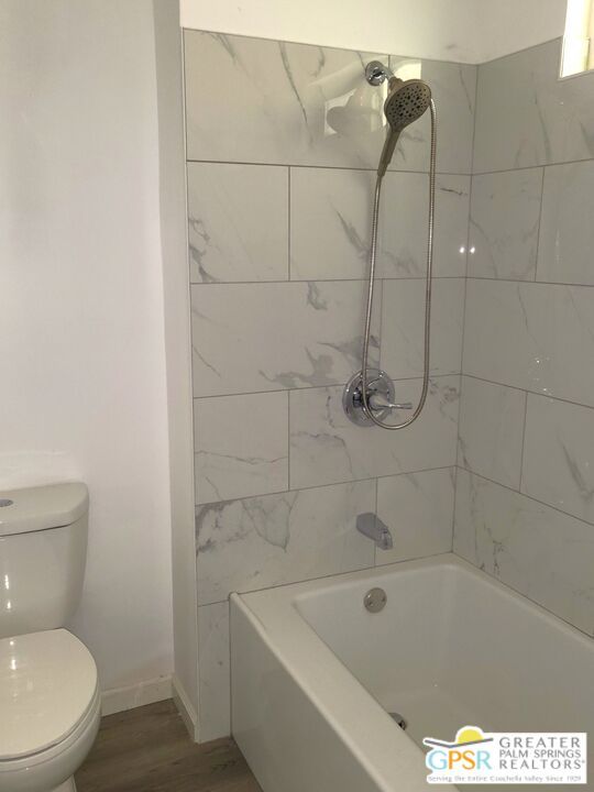 Bathroom, Interior, Marble Walls, Wood Texture Flooring