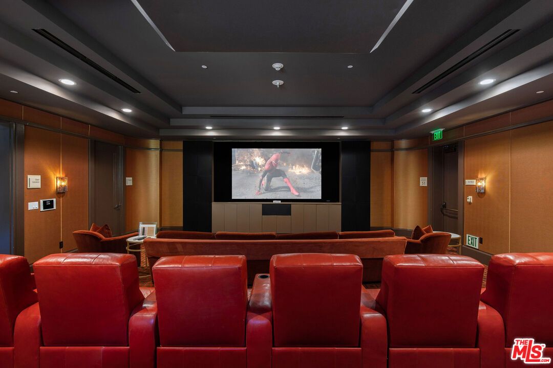 Home Theatre Room, Interior, Projection Screen, Recessed Lighting, Theatre Room