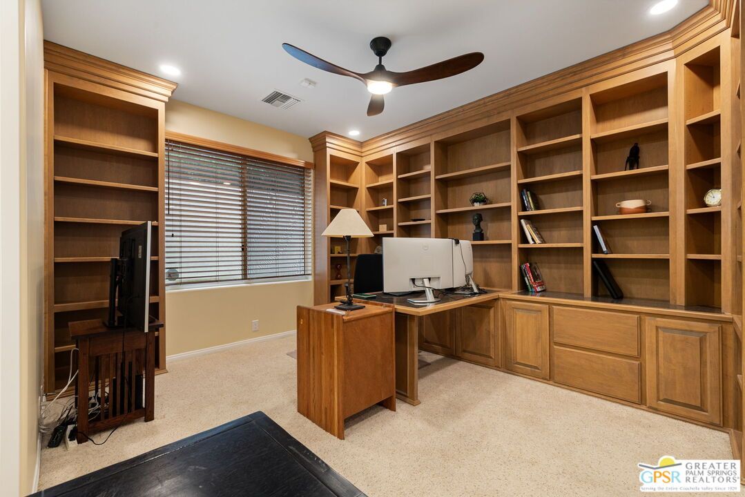 Home Office, Interior, Recessed Lighting