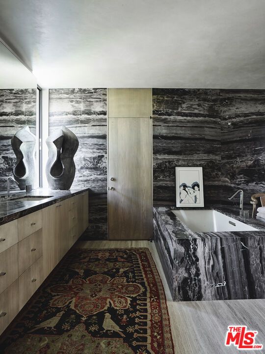 Bathroom, Interior, Wooden Walls