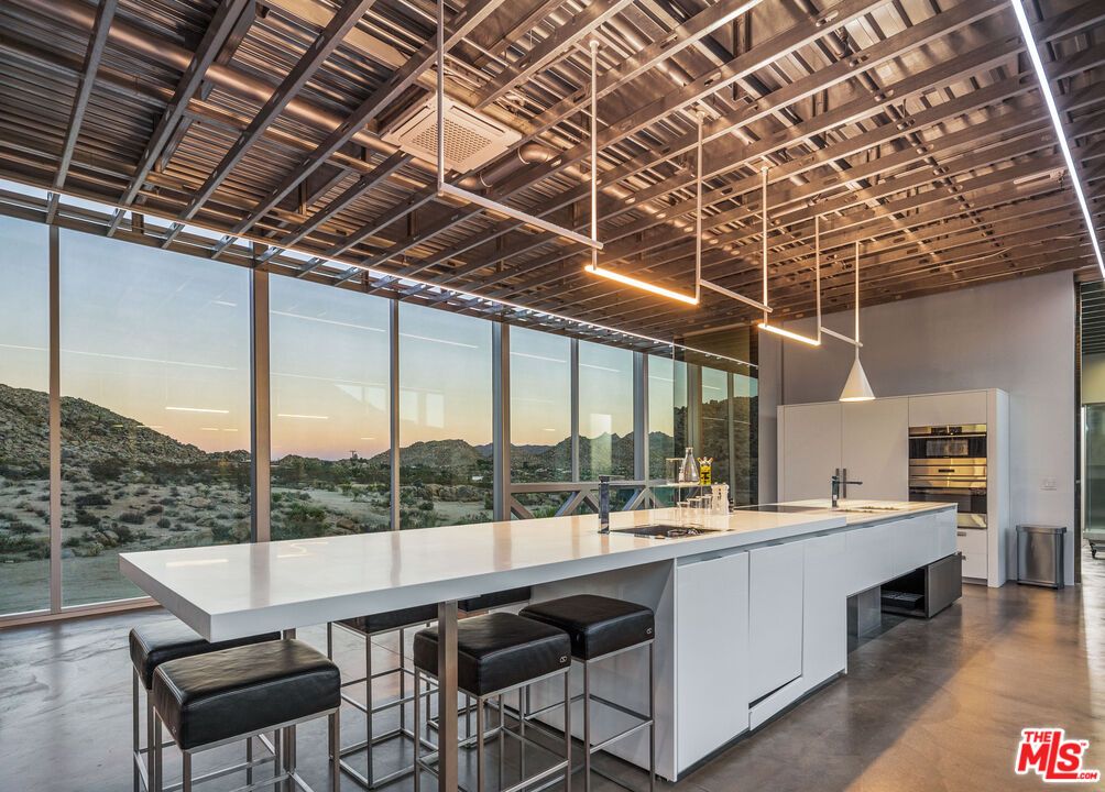 Interior, Kitchen, Pendant Lights, Stainless Steel Appliances, Wooden Beams, Wooden Ceilings