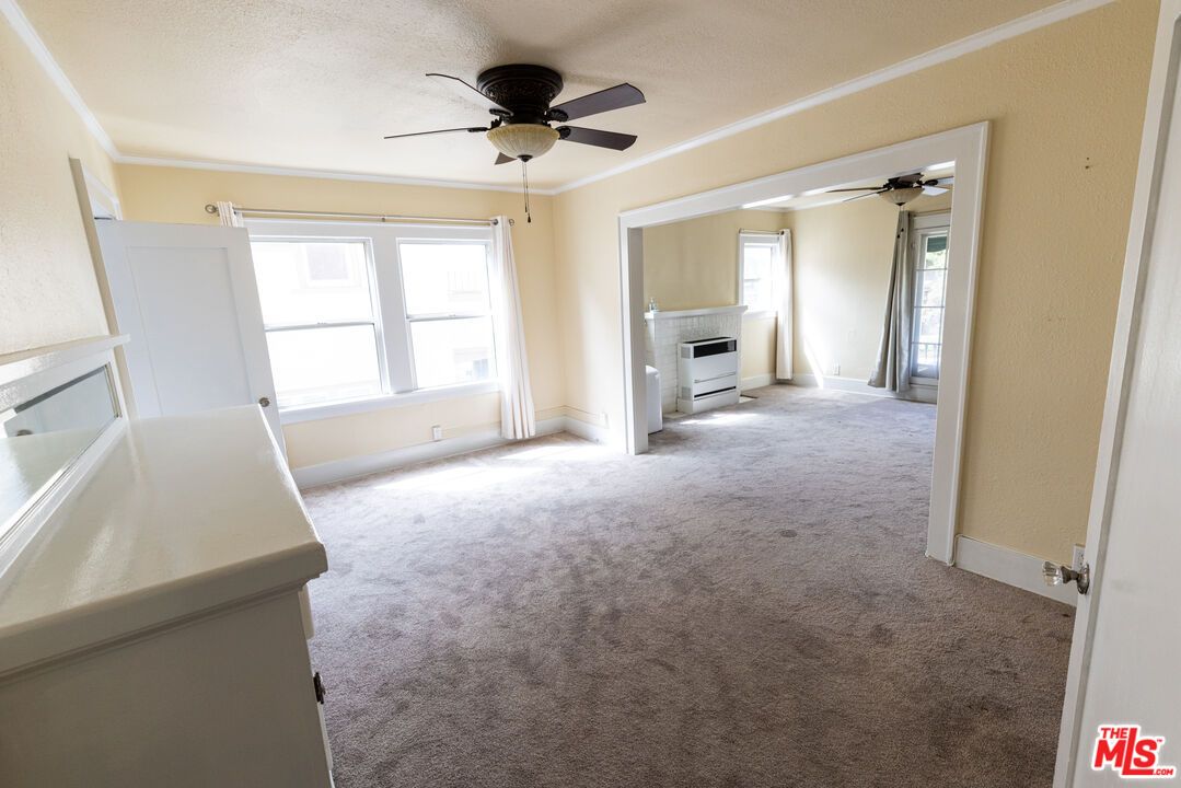 Empty room, Fireplace, Interior