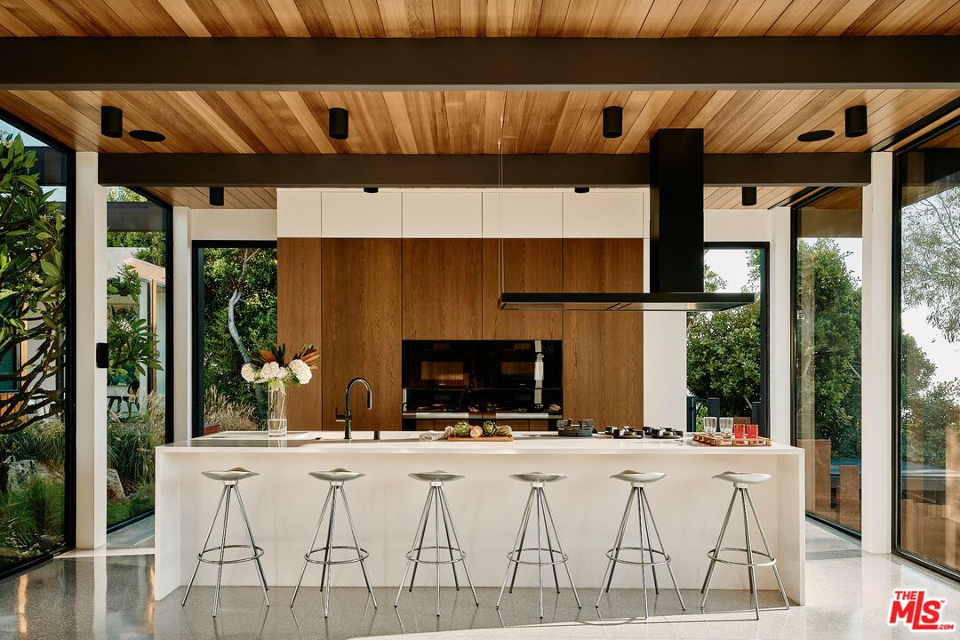 Interior, Kitchen, Pendant Lights, Recessed Lighting, Wooden Ceilings