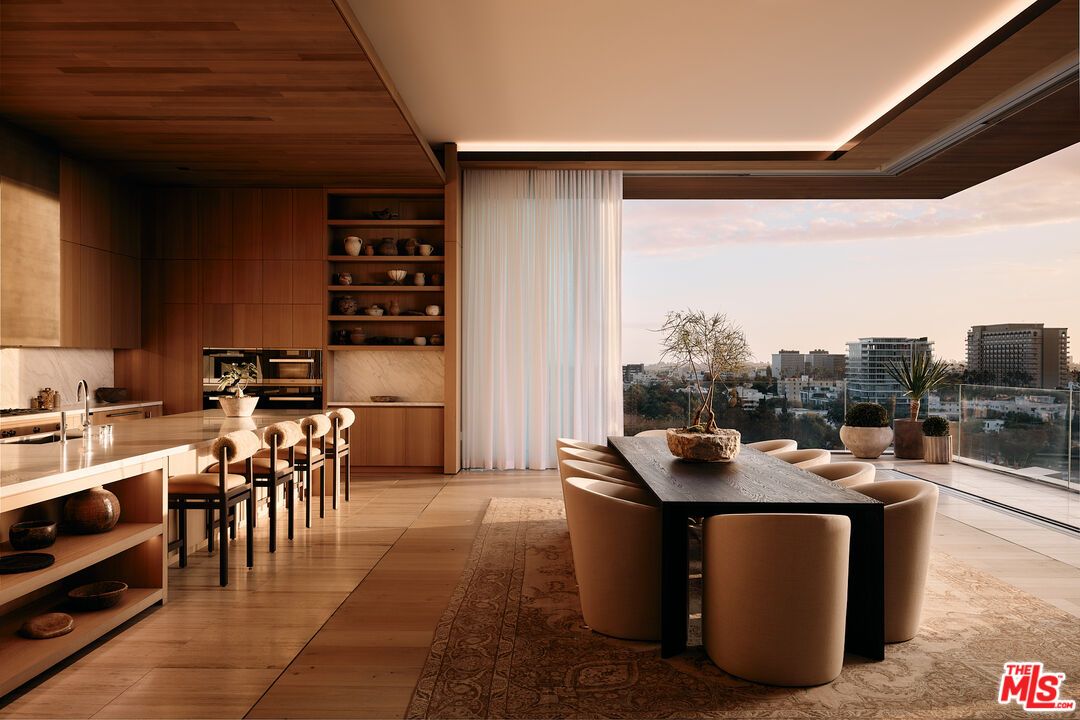 Dining room, Interior, Kitchen, Wooden Ceilings, Wood Texture Flooring