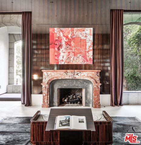 Fireplace, Interior, Wooden Walls