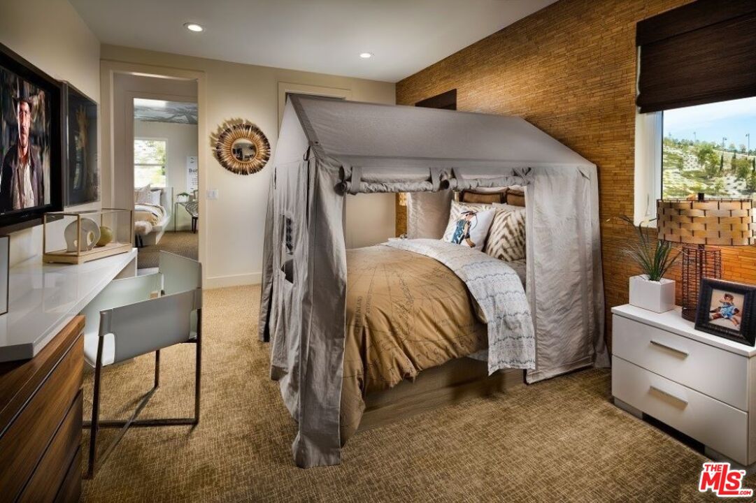 Bedroom, Home Office, Interior, Recessed Lighting